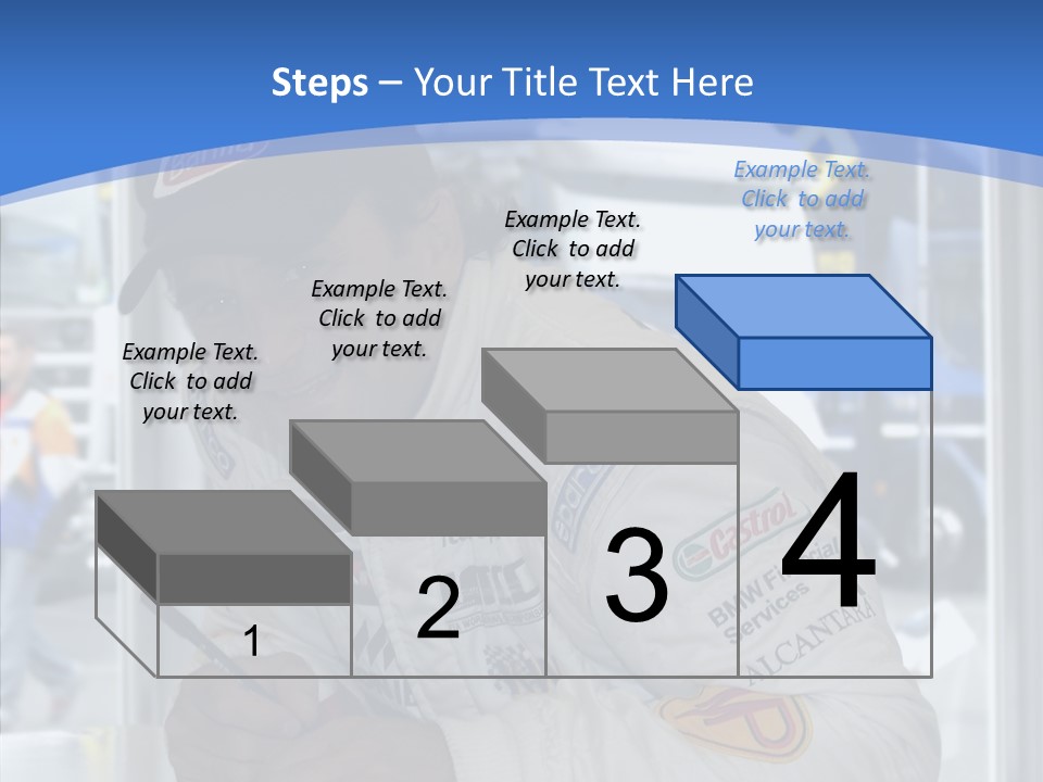 White Young White Background PowerPoint Template