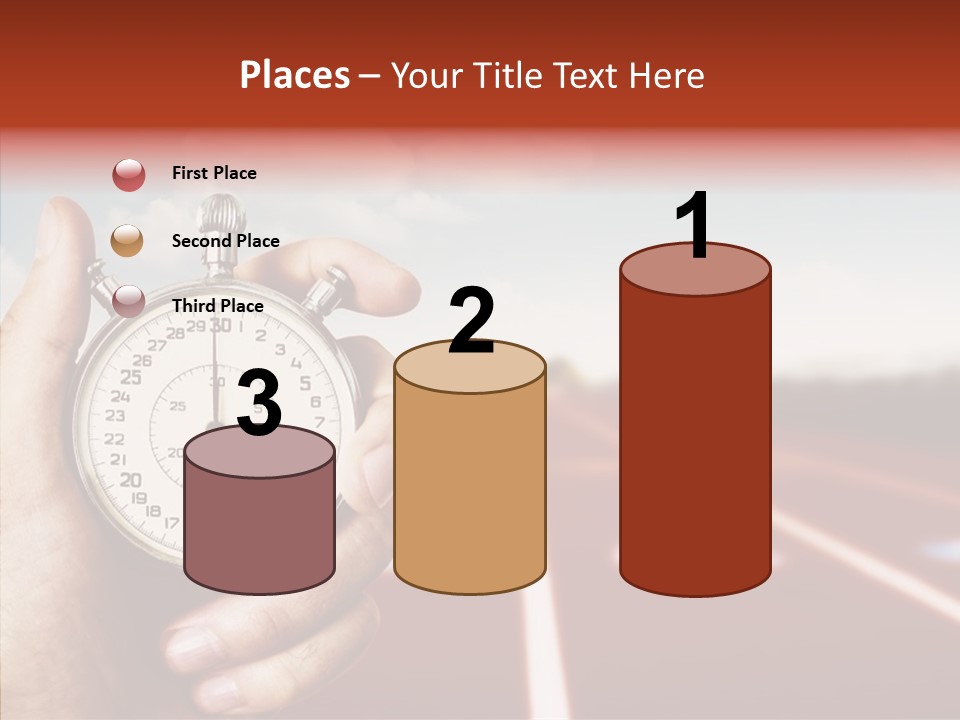 Female Background Elder PowerPoint Template