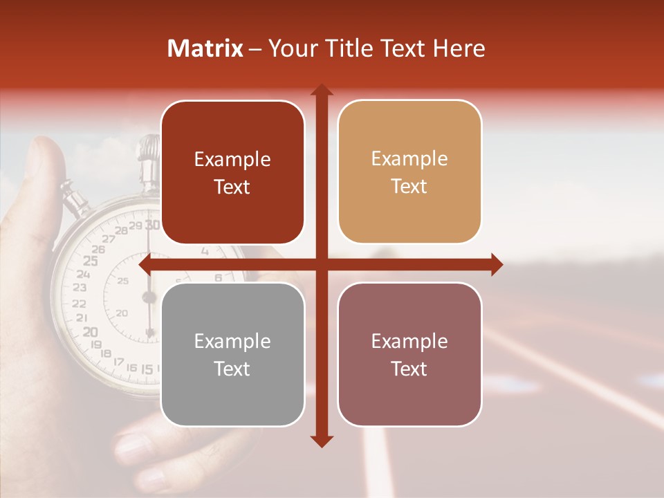 Female Background Elder PowerPoint Template