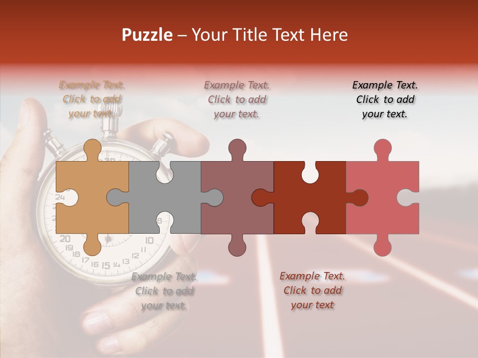 Female Background Elder PowerPoint Template