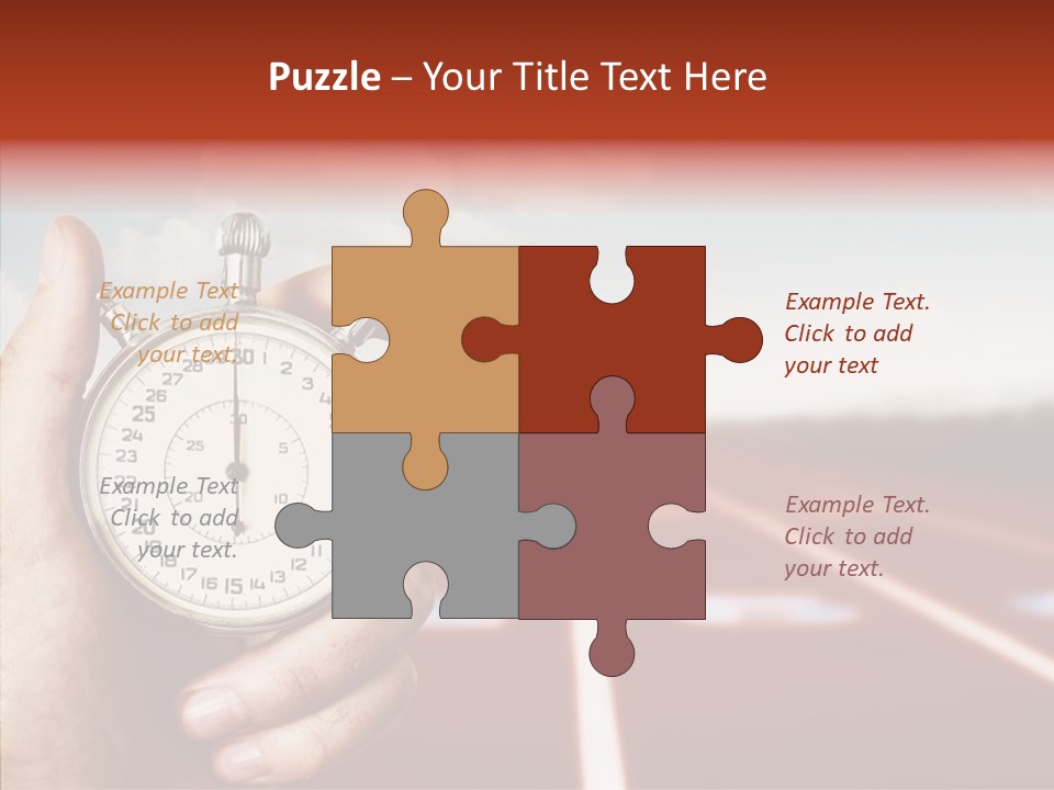 Female Background Elder PowerPoint Template