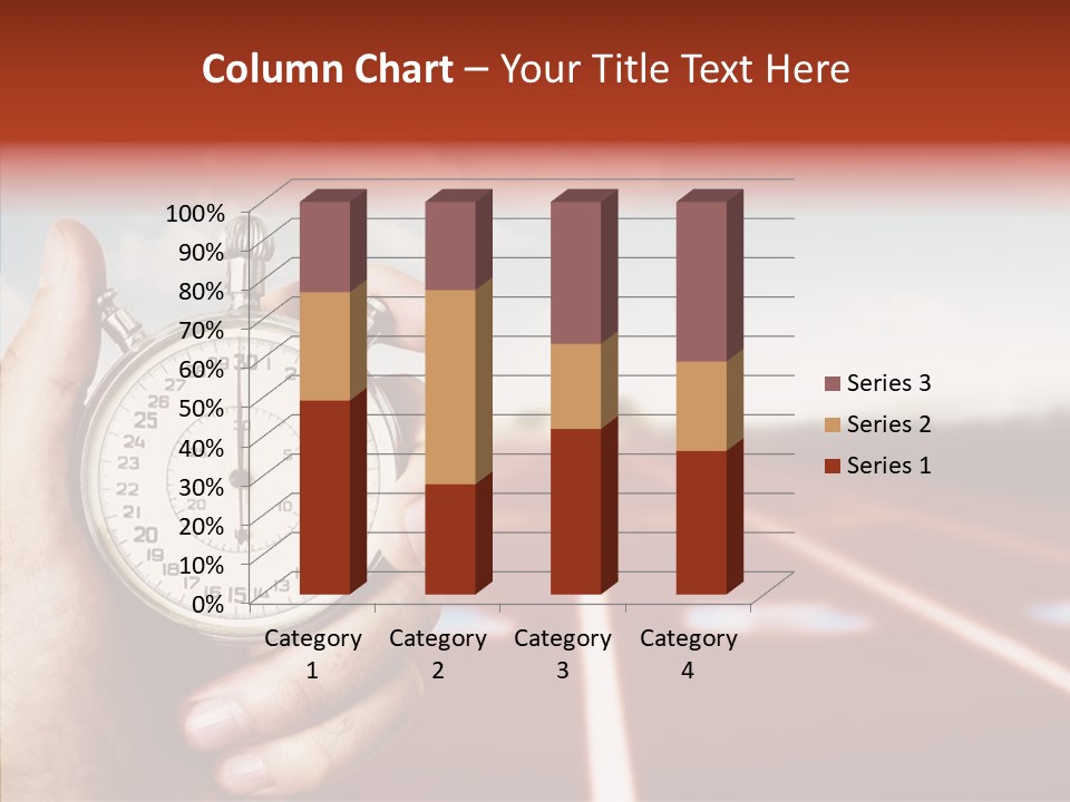 Female Background Elder PowerPoint Template