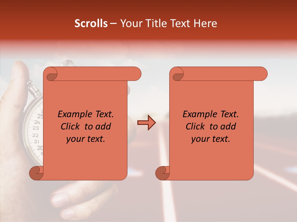 Female Background Elder PowerPoint Template