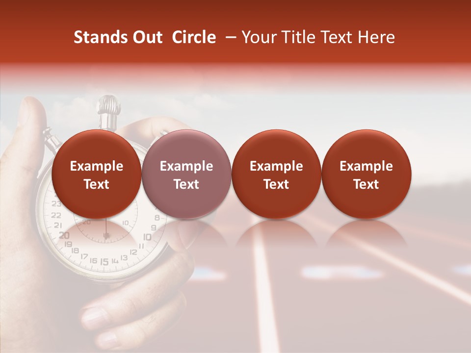 Female Background Elder PowerPoint Template