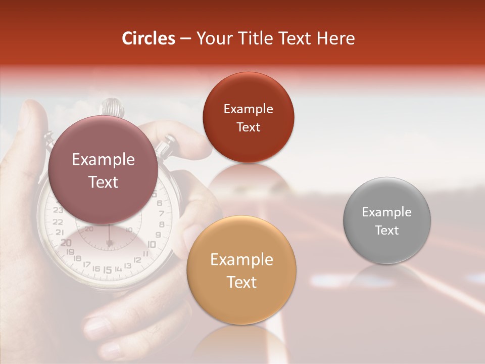 Female Background Elder PowerPoint Template