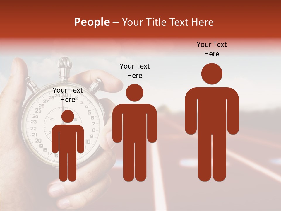 Female Background Elder PowerPoint Template