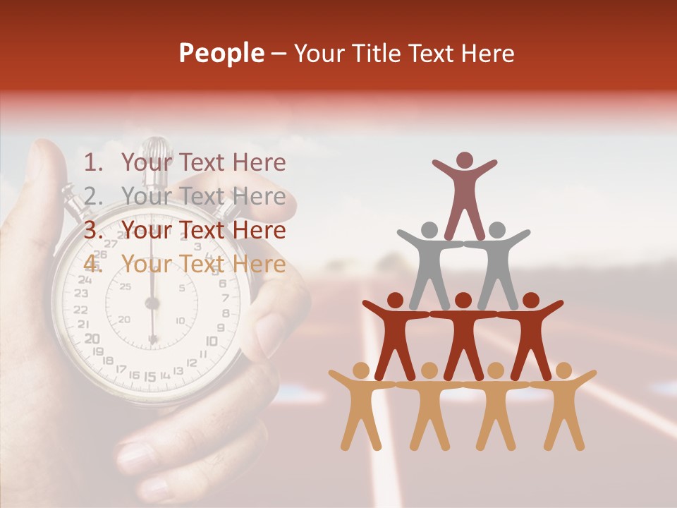 Female Background Elder PowerPoint Template