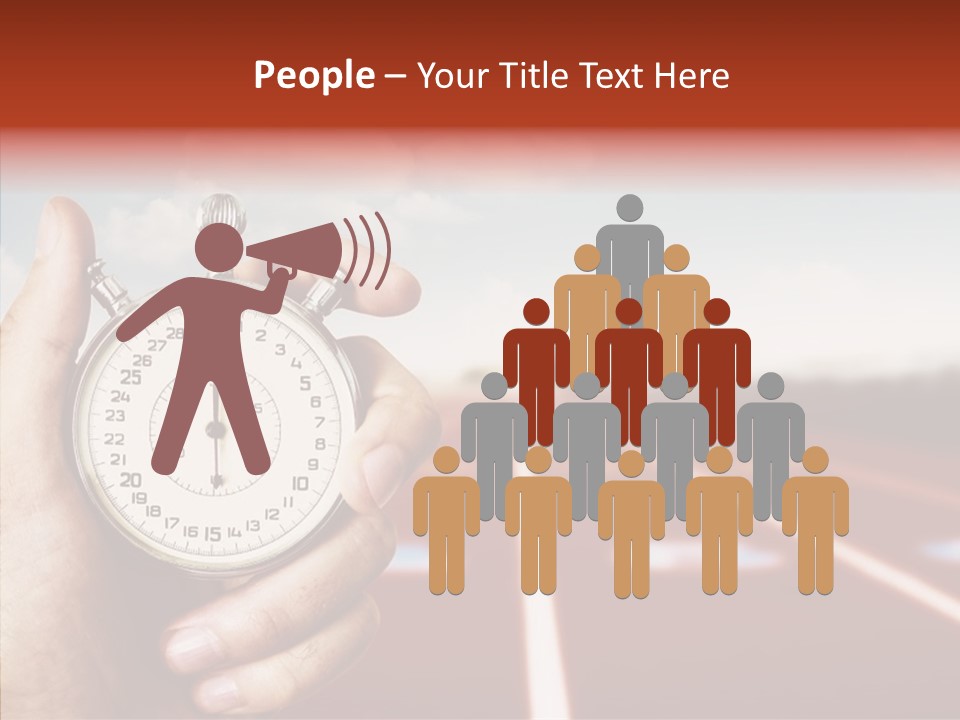 Female Background Elder PowerPoint Template