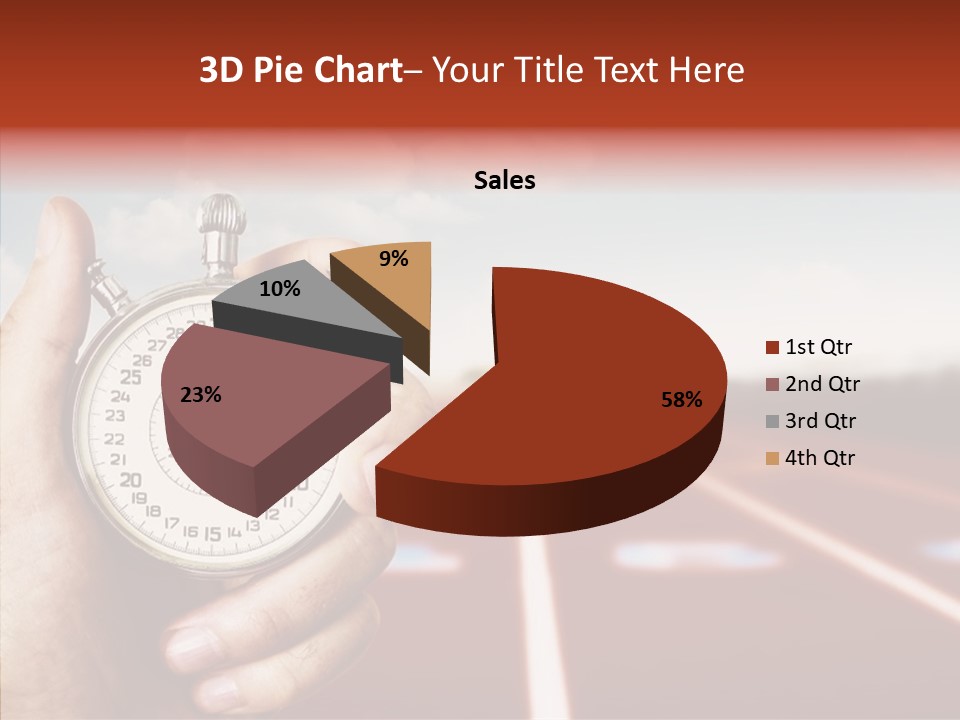 Female Background Elder PowerPoint Template