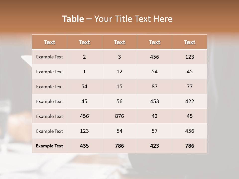 Closeup Background Close Up PowerPoint Template