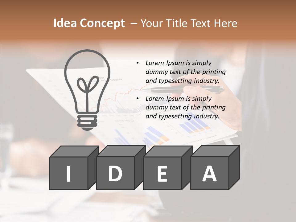 Closeup Background Close Up PowerPoint Template