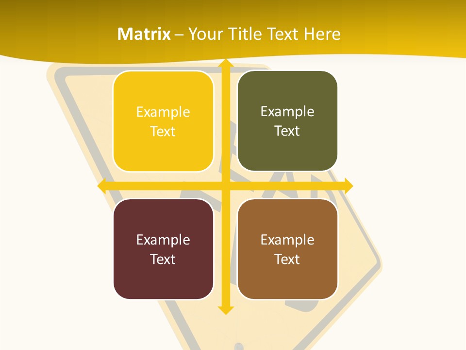 Elderly Senior Holding Hands PowerPoint Template