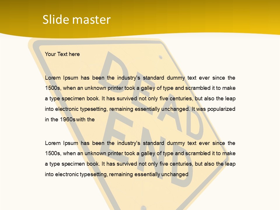 Elderly Senior Holding Hands PowerPoint Template