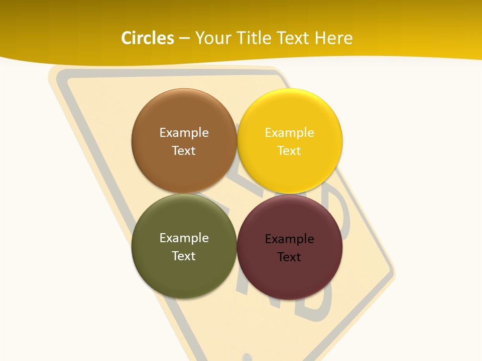 Elderly Senior Holding Hands PowerPoint Template