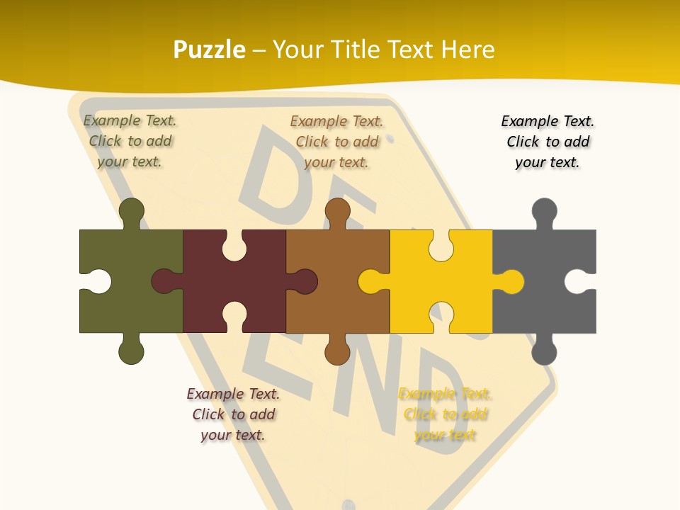 Elderly Senior Holding Hands PowerPoint Template