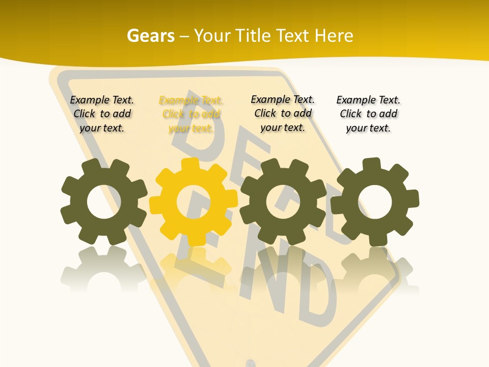 Elderly Senior Holding Hands PowerPoint Template