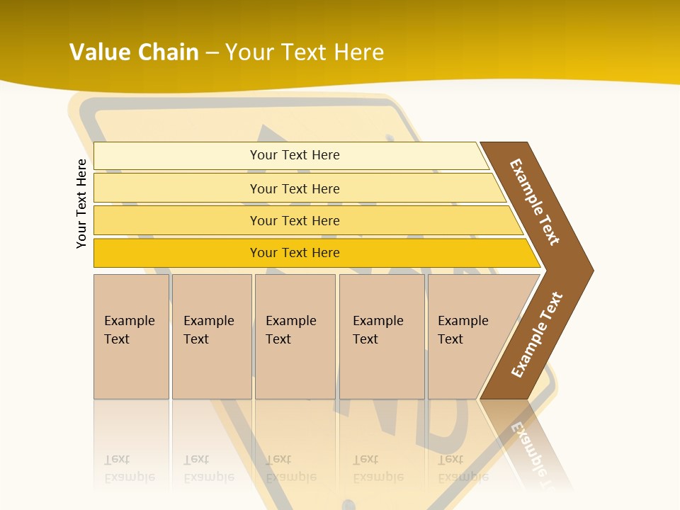 Elderly Senior Holding Hands PowerPoint Template