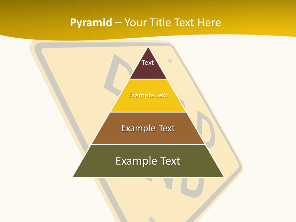 Elderly Senior Holding Hands PowerPoint Template