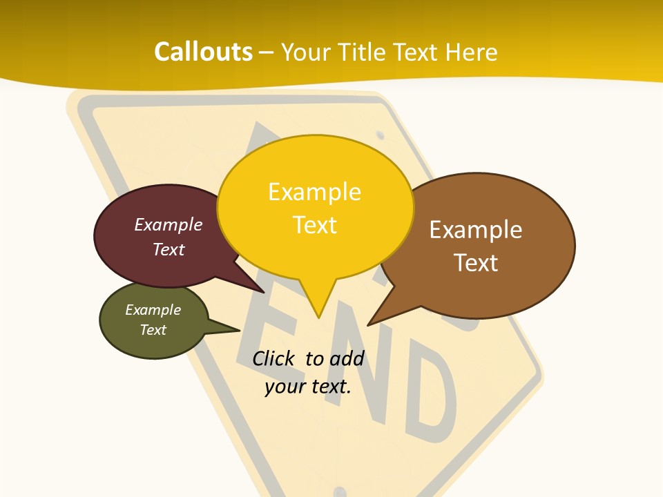 Elderly Senior Holding Hands PowerPoint Template