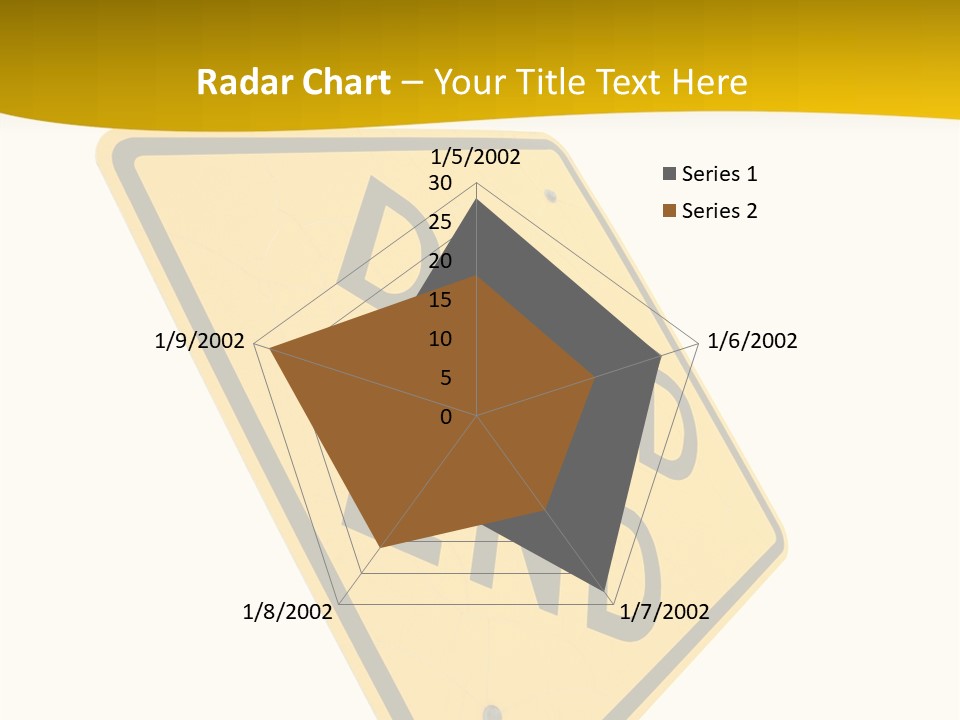 Elderly Senior Holding Hands PowerPoint Template