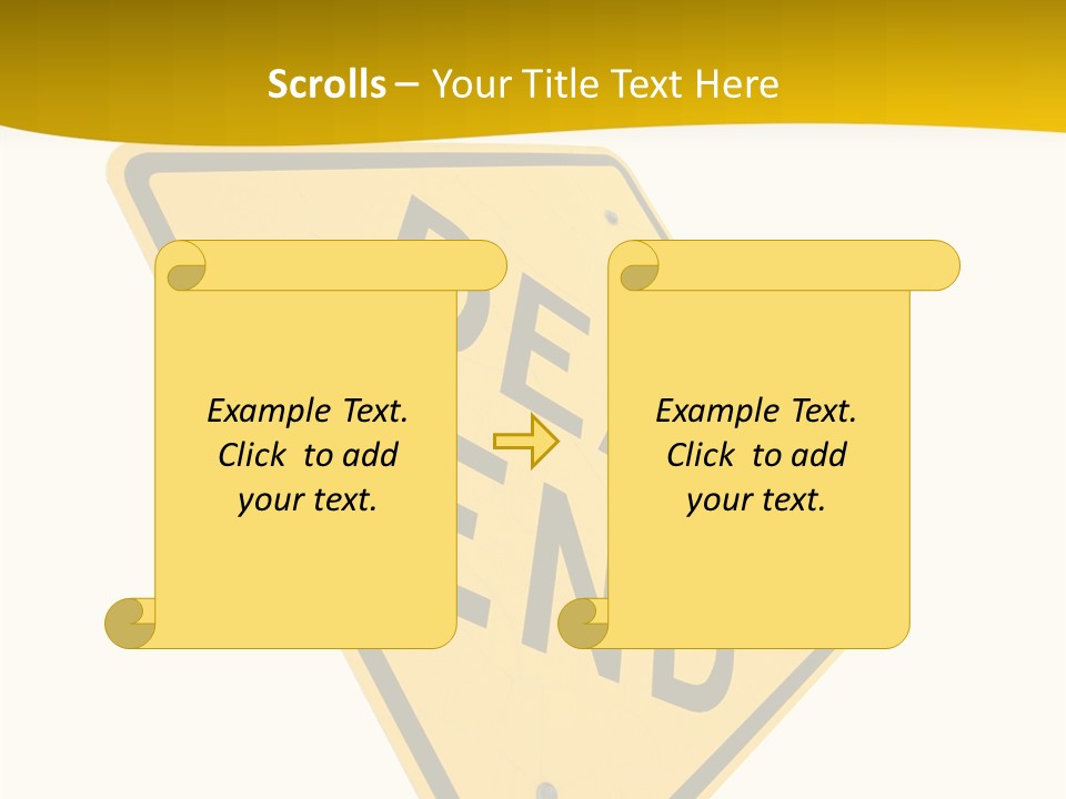Elderly Senior Holding Hands PowerPoint Template