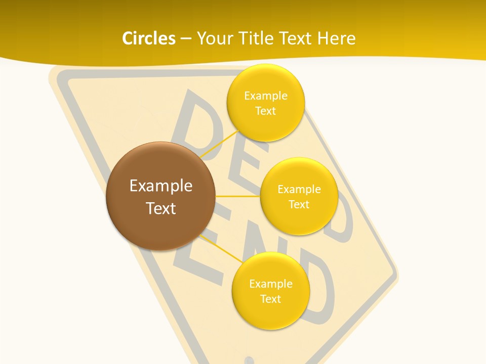 Elderly Senior Holding Hands PowerPoint Template