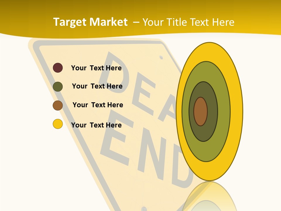 Elderly Senior Holding Hands PowerPoint Template