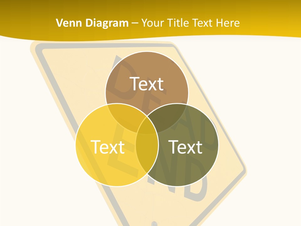 Elderly Senior Holding Hands PowerPoint Template