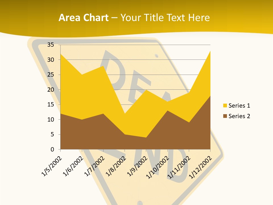 Elderly Senior Holding Hands PowerPoint Template