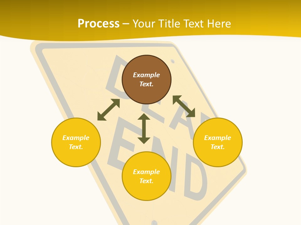 Elderly Senior Holding Hands PowerPoint Template