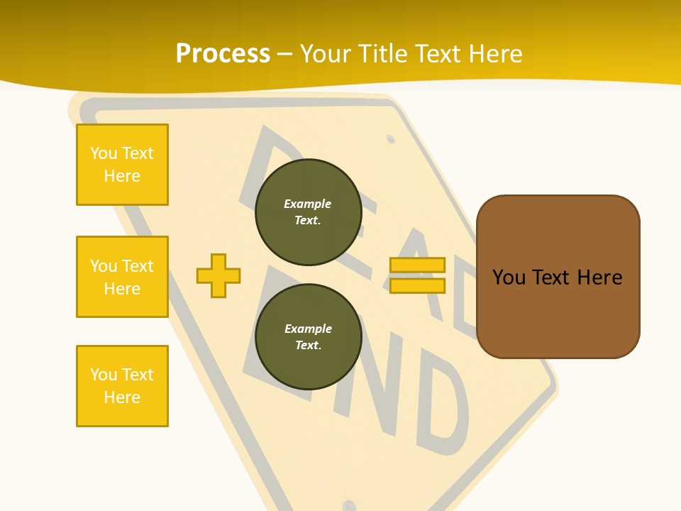 Elderly Senior Holding Hands PowerPoint Template