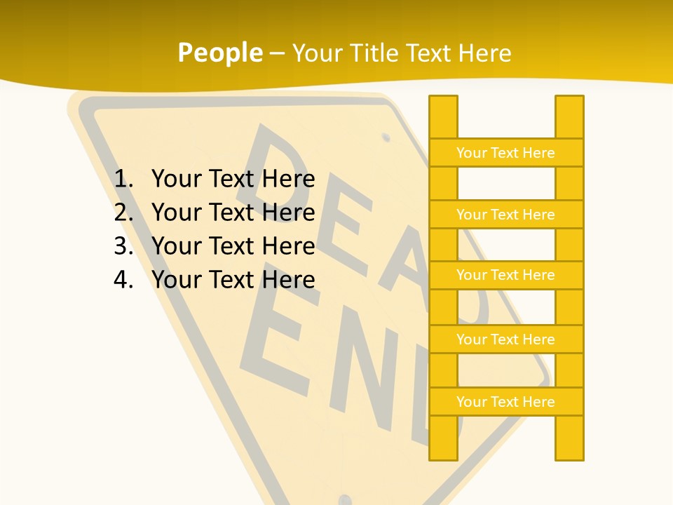 Elderly Senior Holding Hands PowerPoint Template