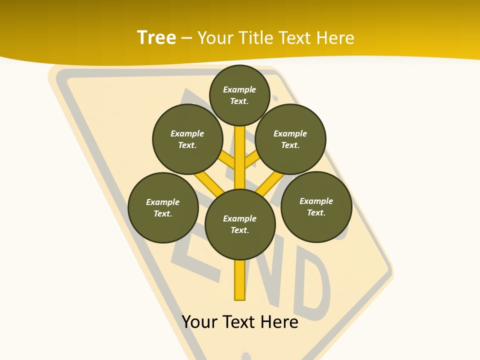 Elderly Senior Holding Hands PowerPoint Template