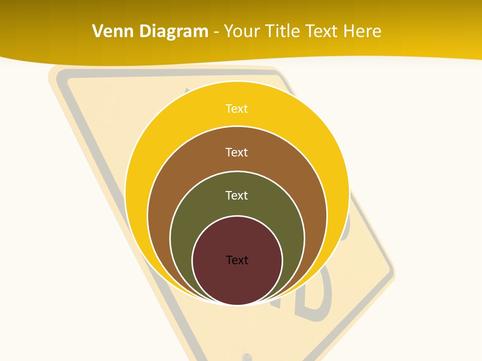 Elderly Senior Holding Hands PowerPoint Template