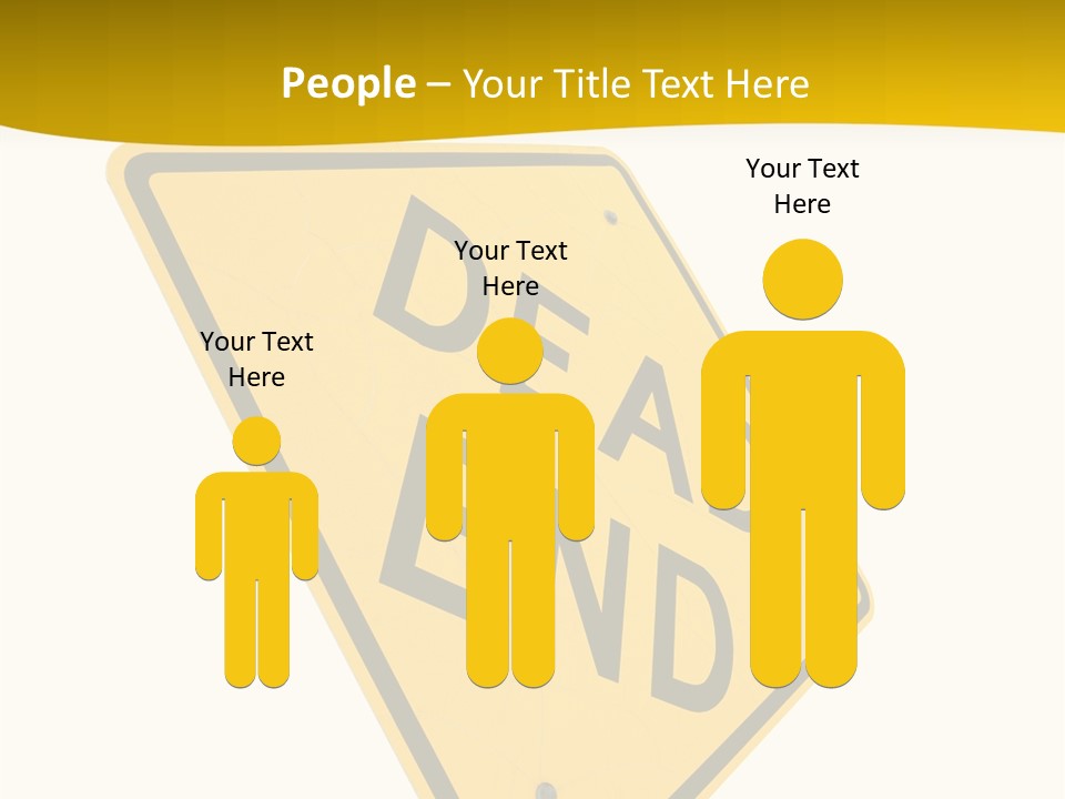 Elderly Senior Holding Hands PowerPoint Template