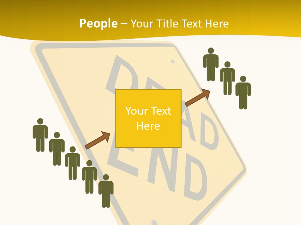 Elderly Senior Holding Hands PowerPoint Template