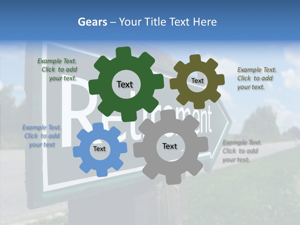 Young Background Elder PowerPoint Template