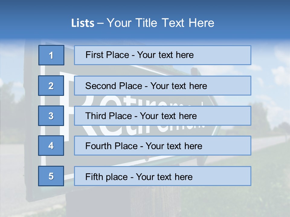 Young Background Elder PowerPoint Template