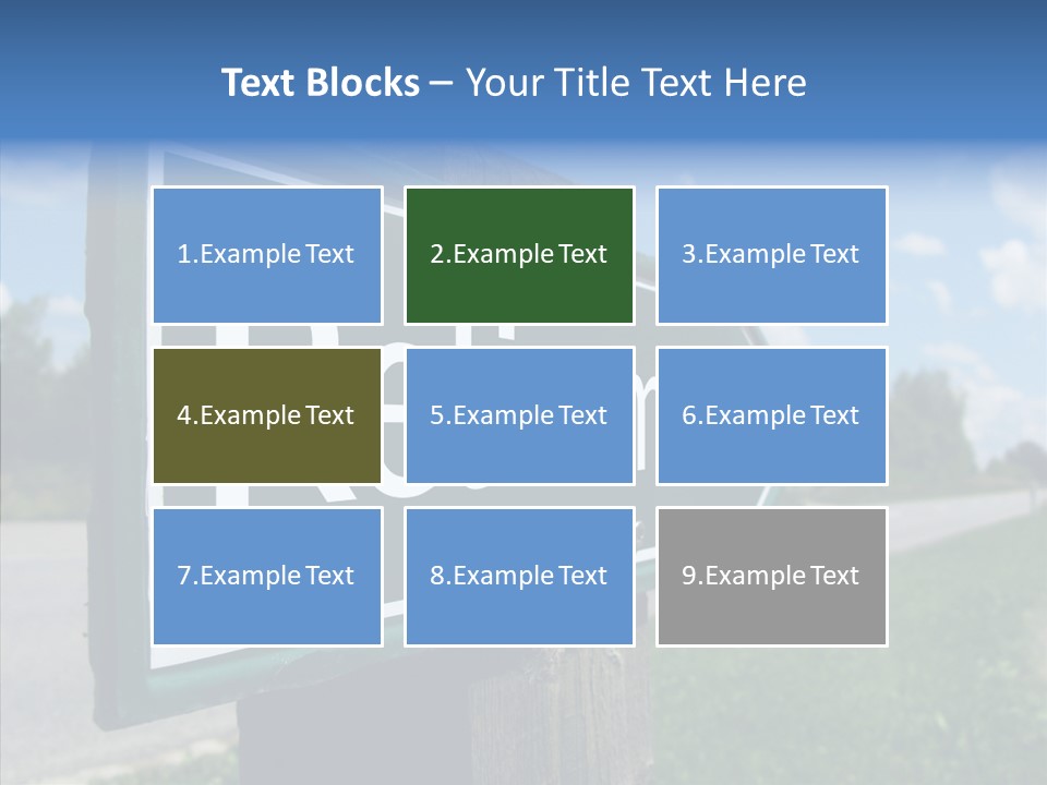 Young Background Elder PowerPoint Template