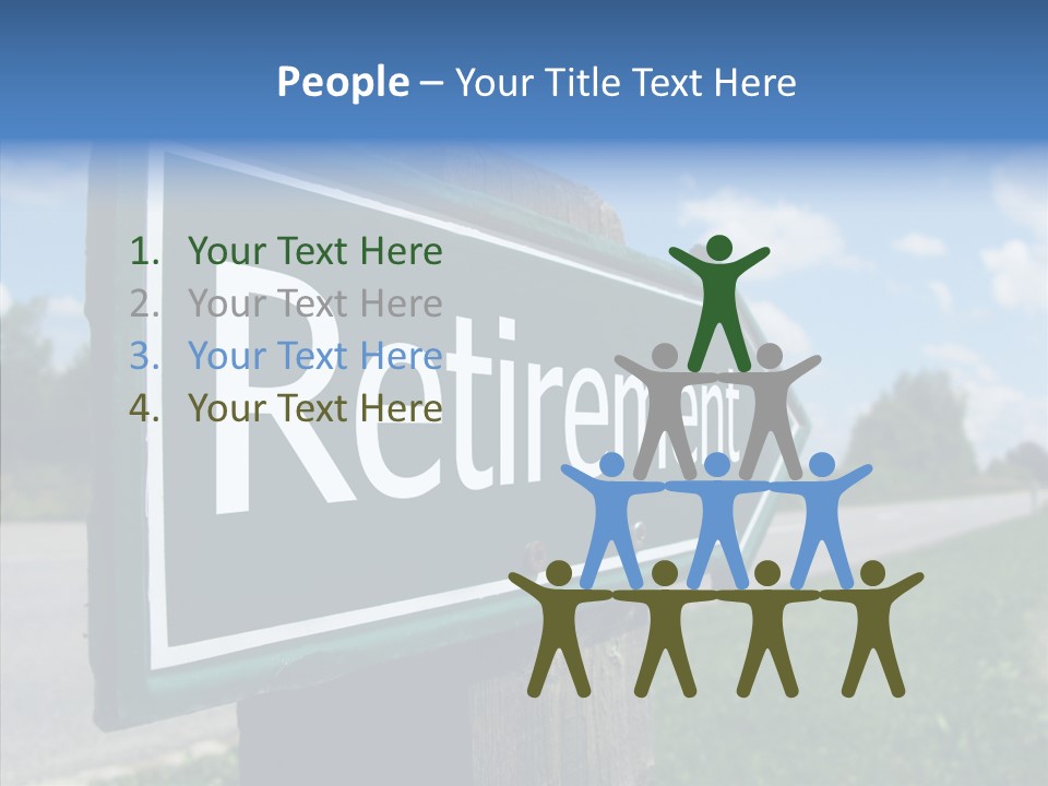 Young Background Elder PowerPoint Template