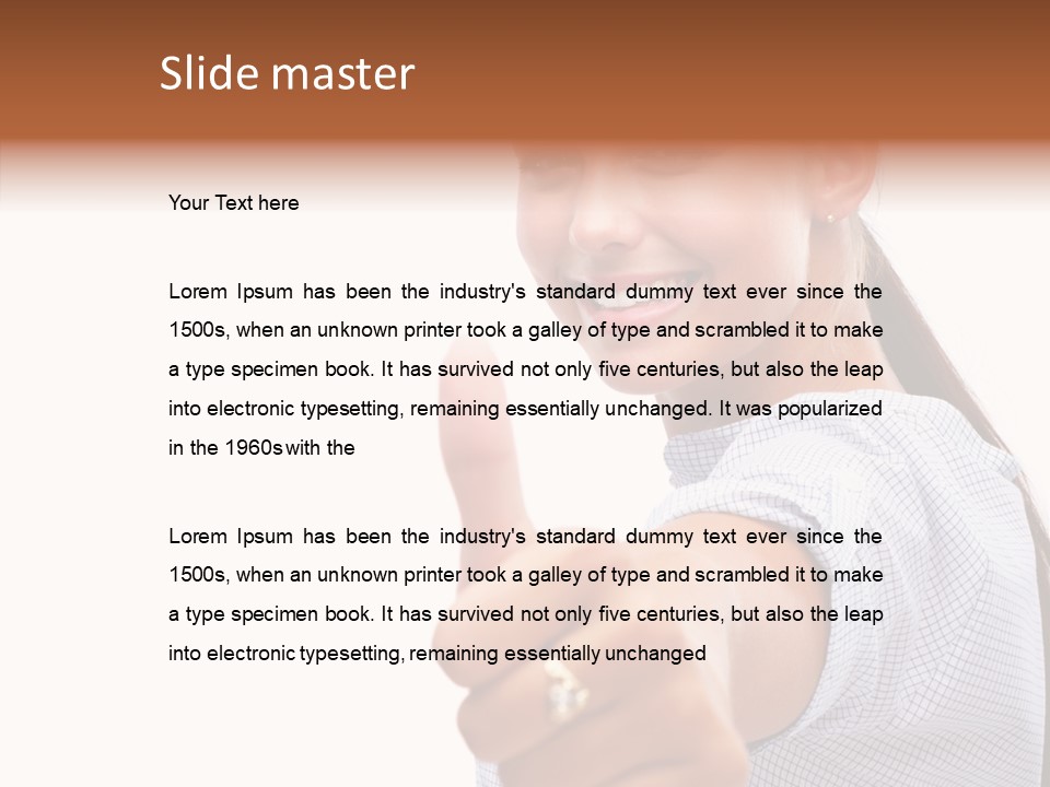 Hand Sharing Senior PowerPoint Template