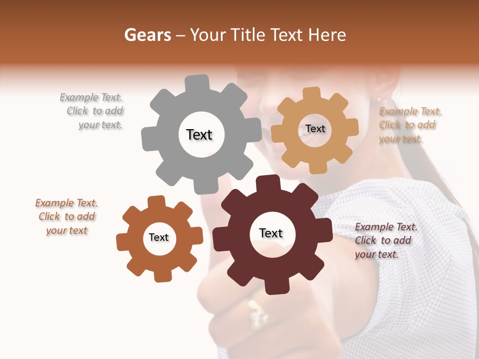 Hand Sharing Senior PowerPoint Template