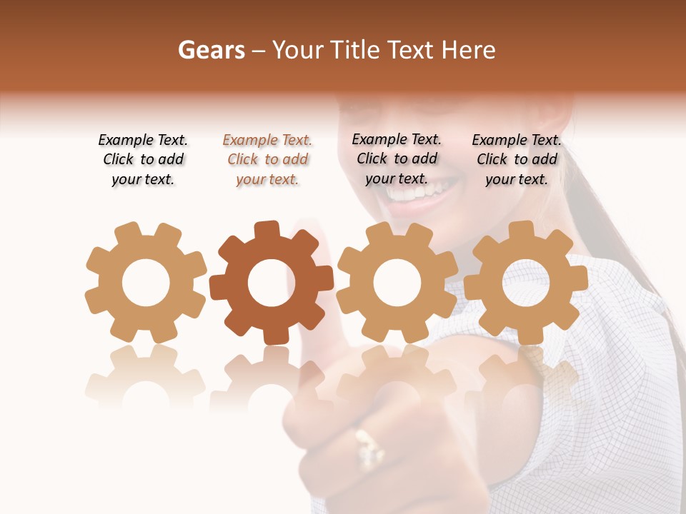 Hand Sharing Senior PowerPoint Template