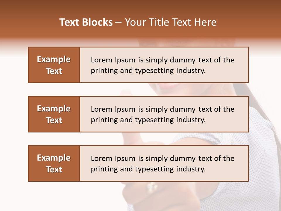 Hand Sharing Senior PowerPoint Template