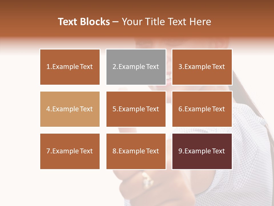 Hand Sharing Senior PowerPoint Template