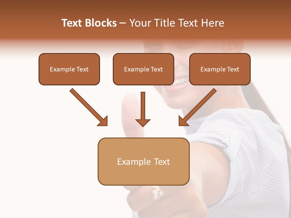 Hand Sharing Senior PowerPoint Template