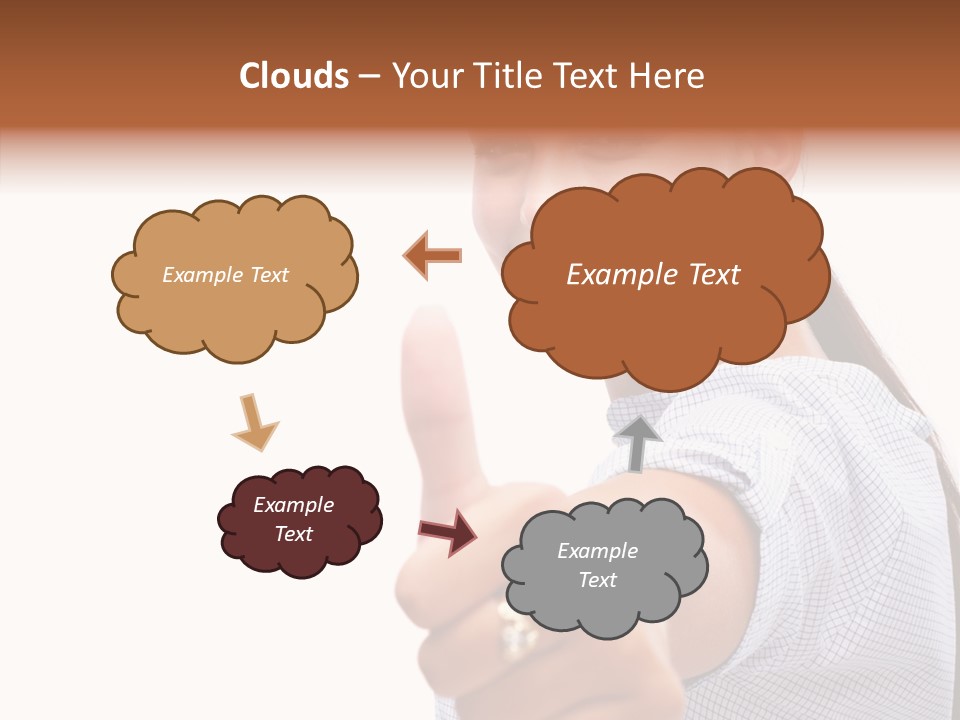 Hand Sharing Senior PowerPoint Template