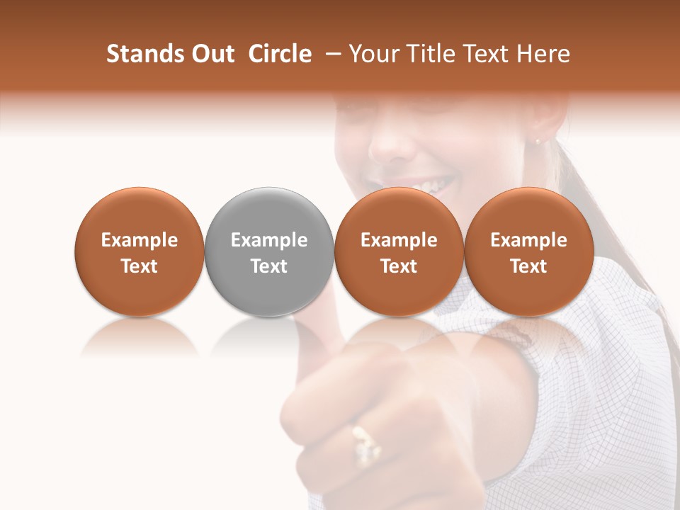 Hand Sharing Senior PowerPoint Template