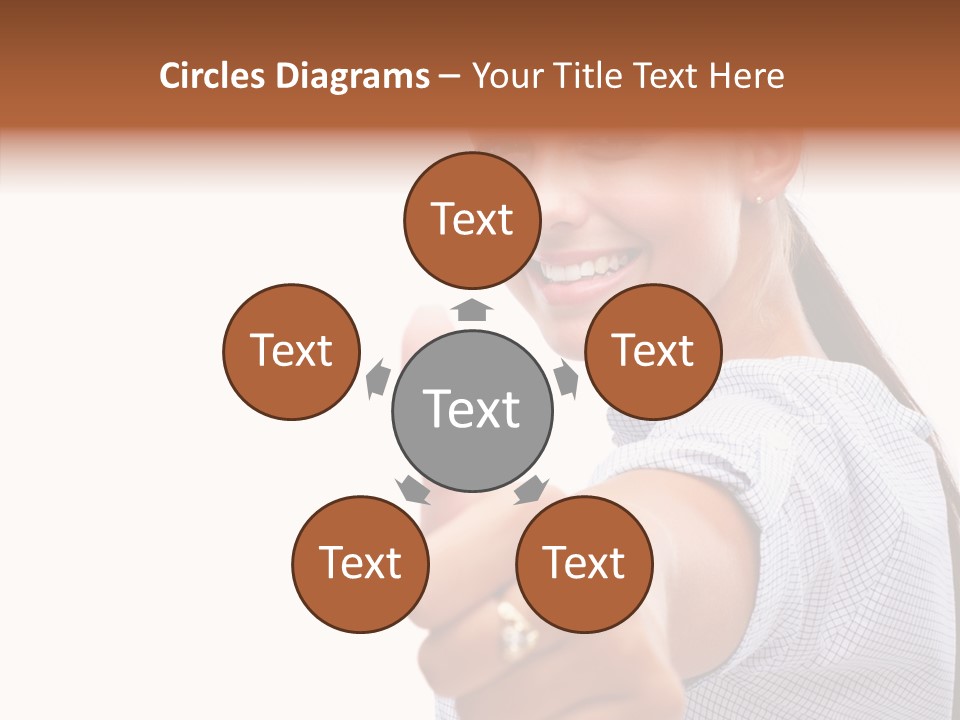 Hand Sharing Senior PowerPoint Template