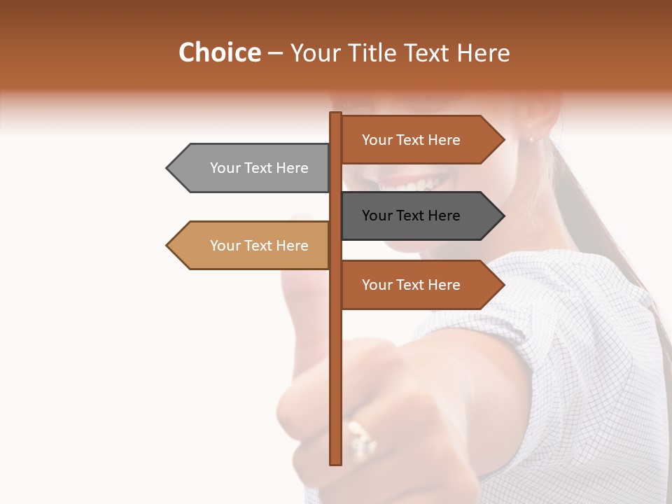 Hand Sharing Senior PowerPoint Template
